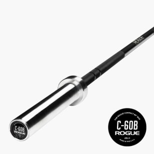 Rogue 29mm Stump Bar - Stainless / Black | Rogue Fitness